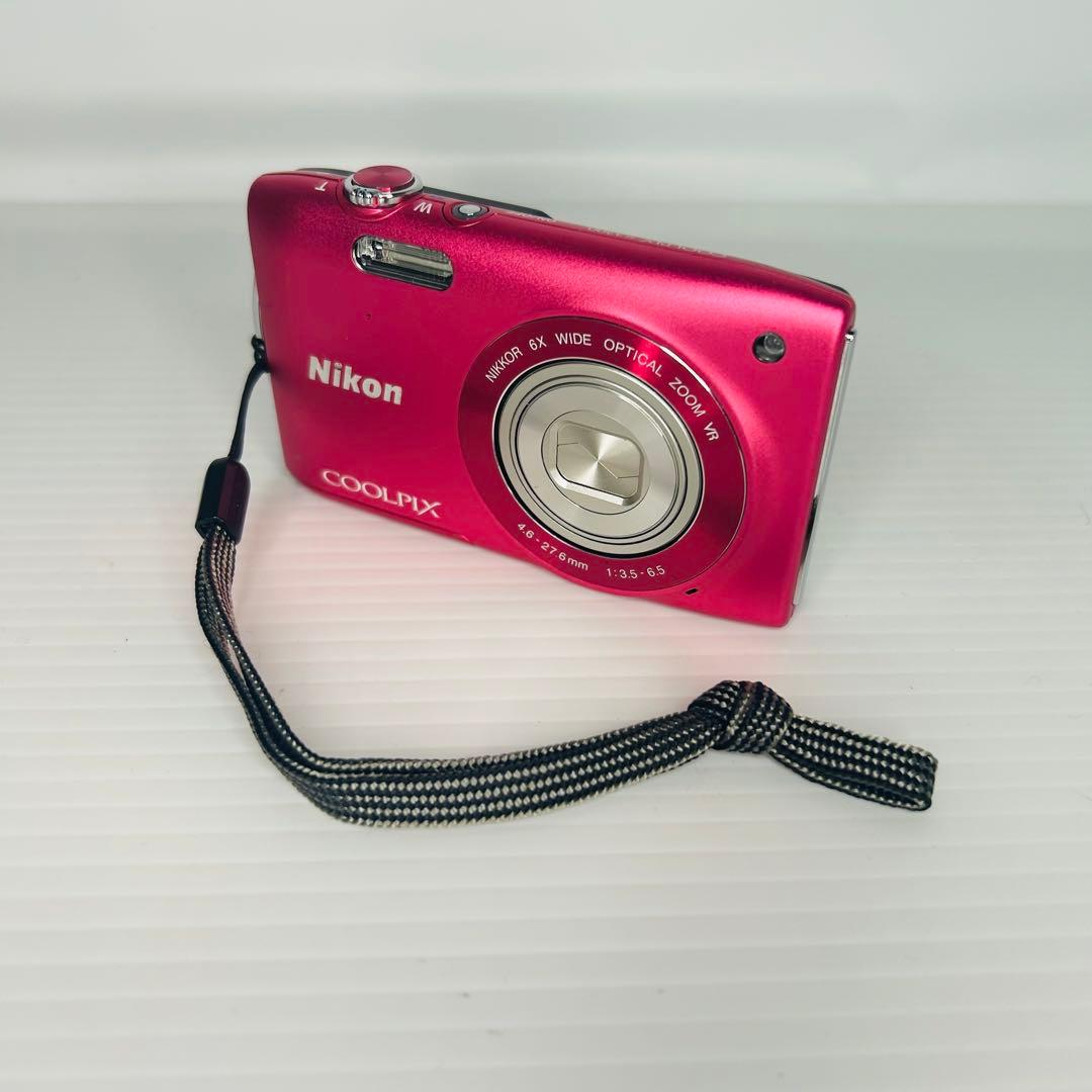 Nikon COOLPIX S3300 ピンク ニコン コンデジ カメラ L108525380