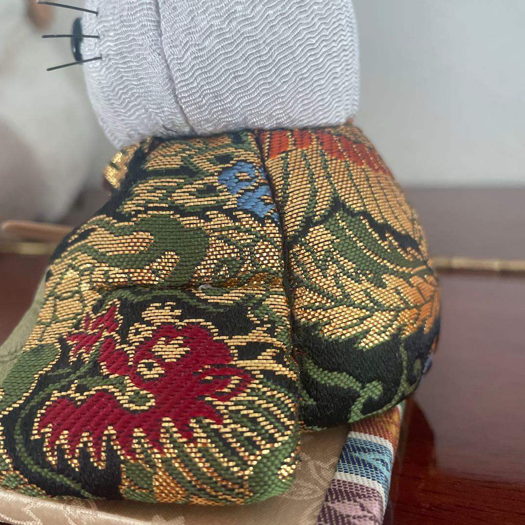 ハローキティ 和風飾り 木目込み雛人形