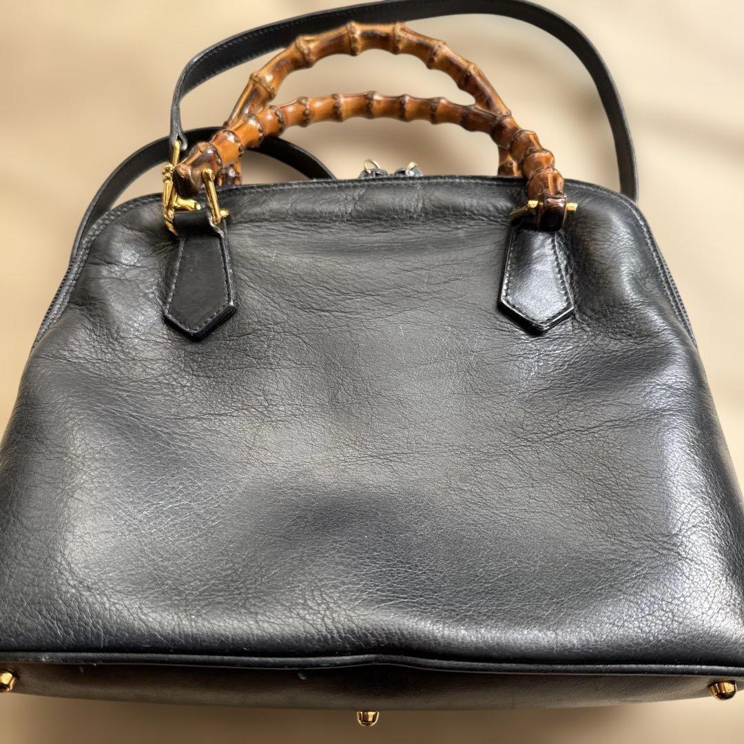 GUCCIバンブーショルダーバッグ