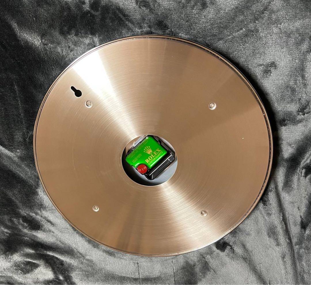 リプロダクト品　新品未使用 希少品 rolex掛け時計 青サブゴールド