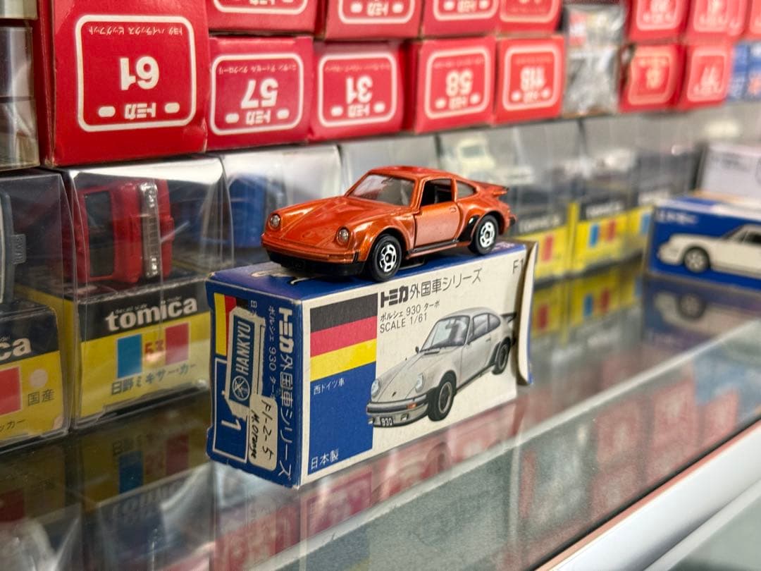 トミカ ポルシェ930 オレンジ 日本製 青箱 絶版