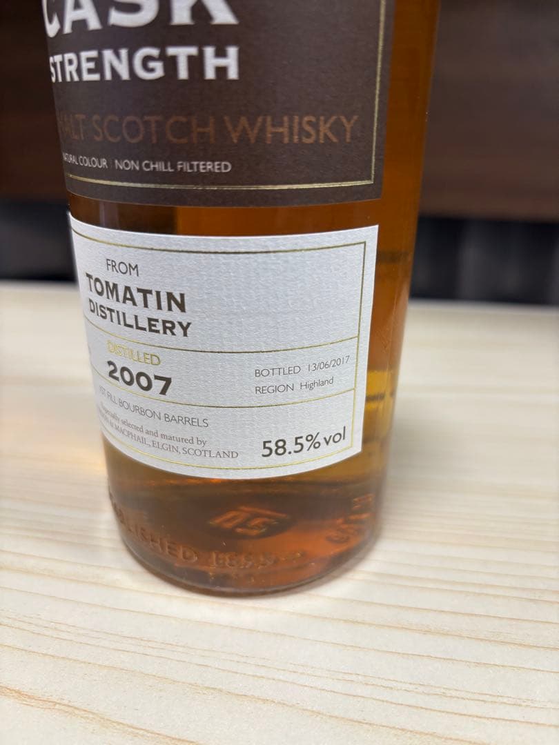 未開封】Tomatin 2007 GM Gordon and Macphail - メルカリ