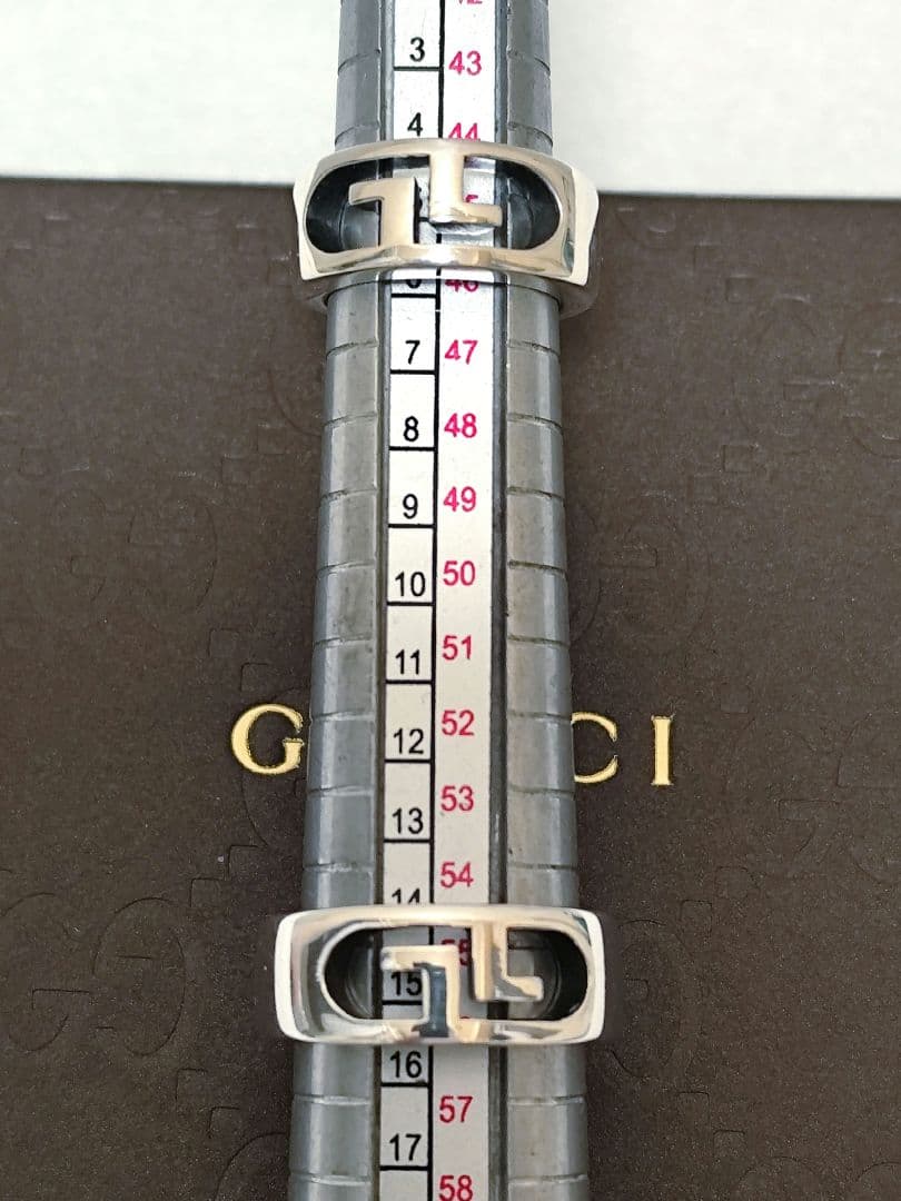 GUCCI ダブルGカットアウト ペアリング