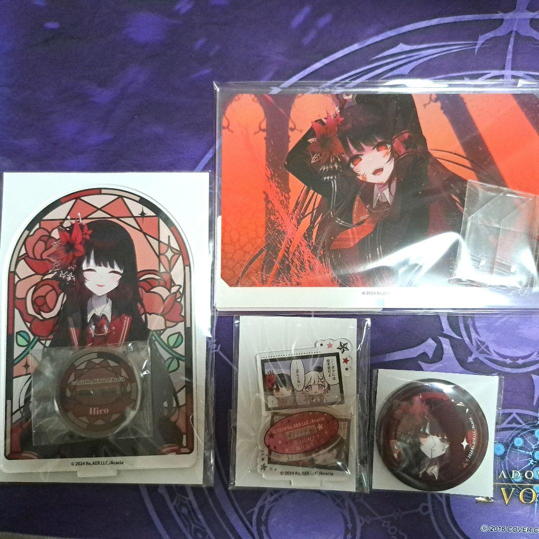 魔法少女ノ魔女裁判 くじメイト 二階堂ヒロ アクリルスタンド 缶バッジ