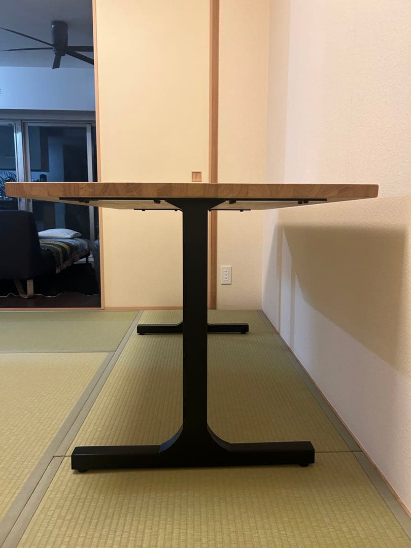 kanademono ダイニングテーブル ラバーウッドA 140×80