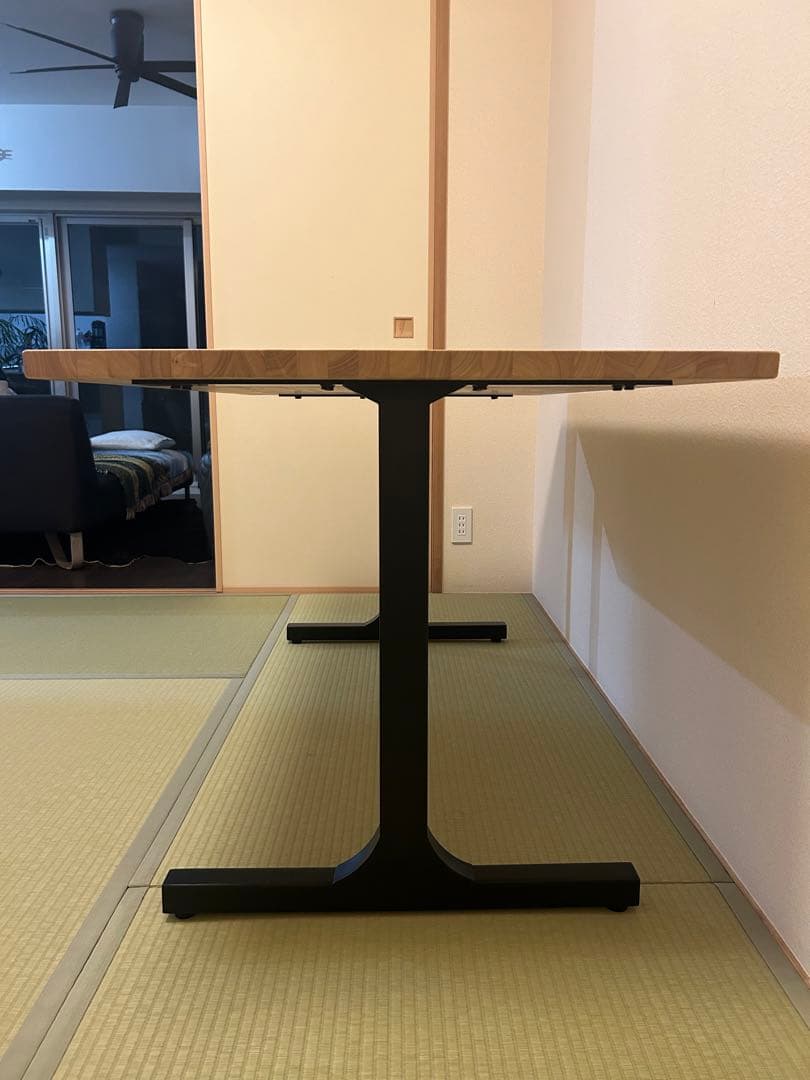 kanademono ダイニングテーブル ラバーウッドA 140×80