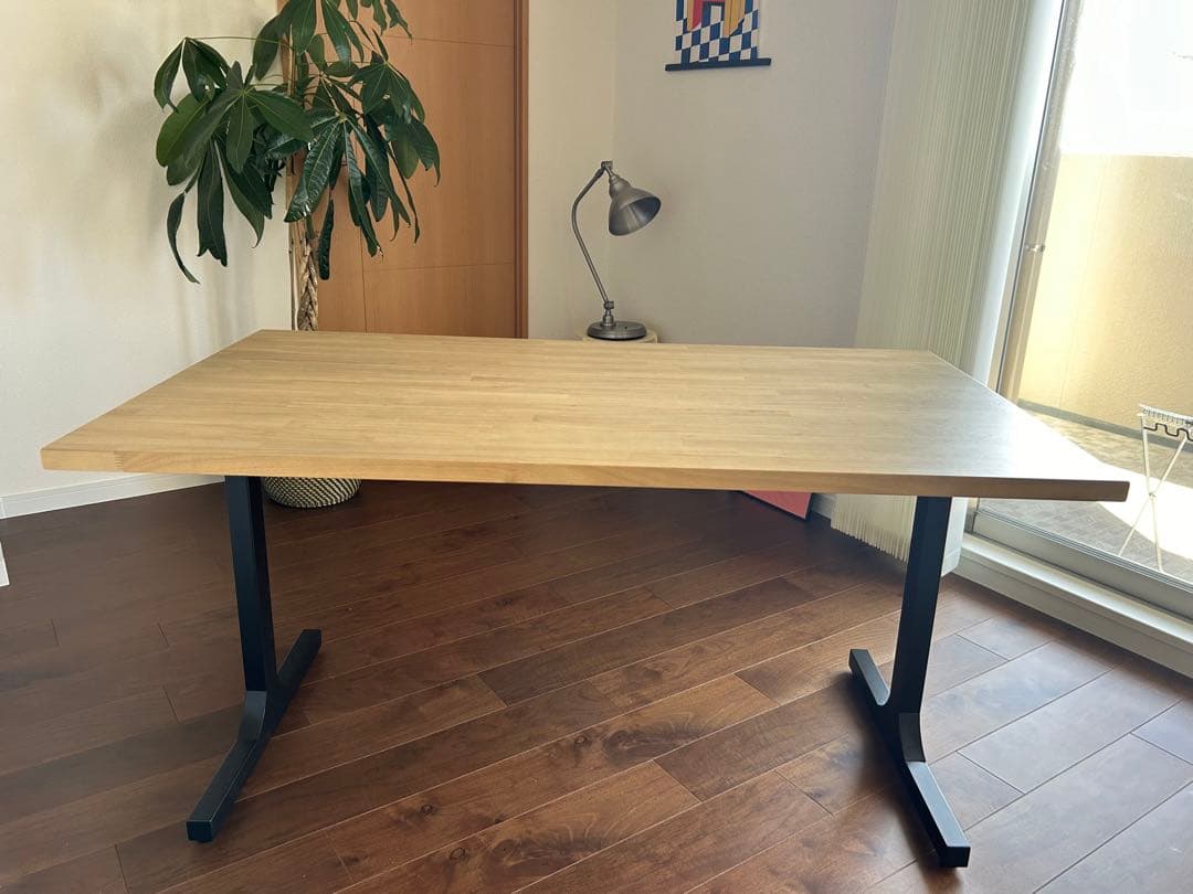 kanademono ダイニングテーブル ラバーウッドA 140×80