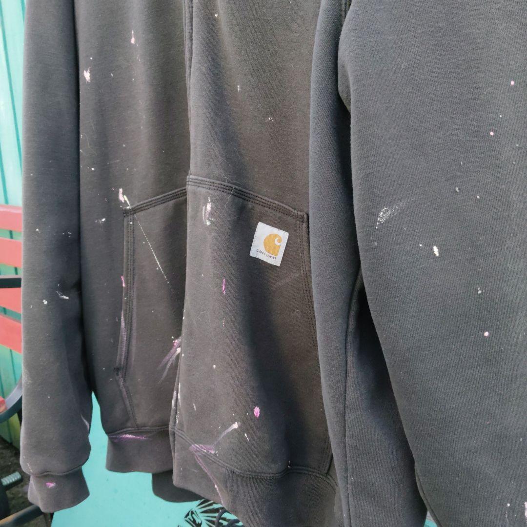 は*や様 レア Carhartt カーハート 裏地キルトフルジップパーカーアクテ