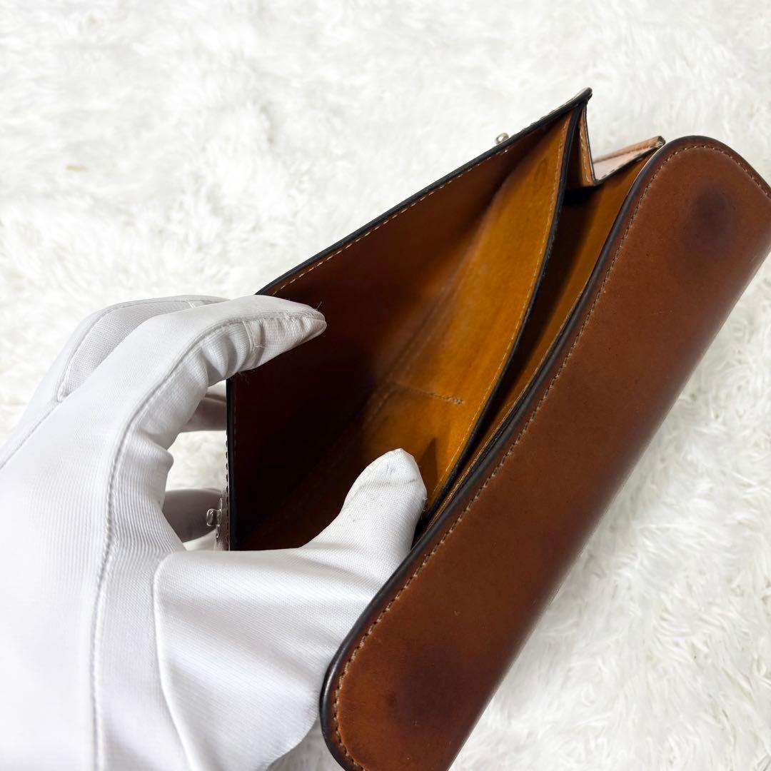 美品✨ワイルドスワンズWAVE ウェイブ フルグレインブライドル　財布