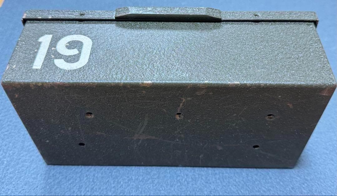 米軍 実物 No.19無線機 スペアパーツケース