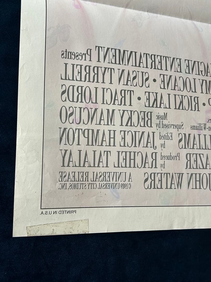 クライ・ベイビー　USオリジナル映画ポスター