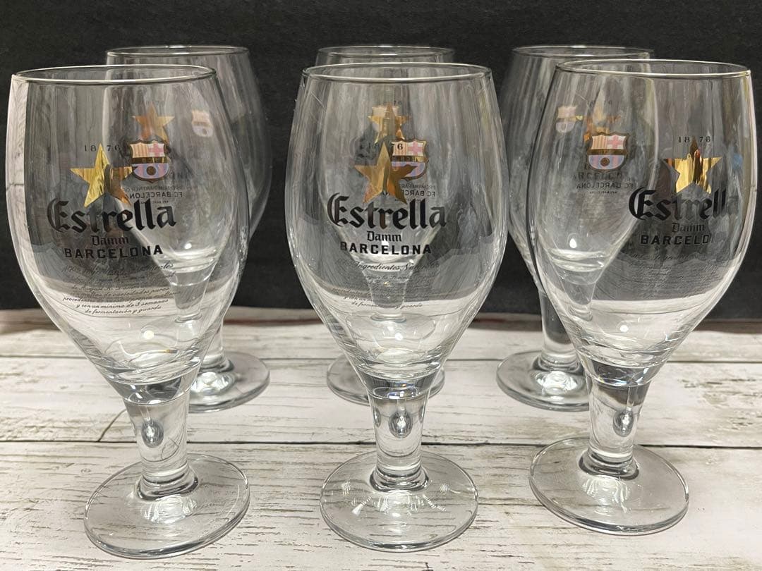 エストレージャダム ビアグラス 6本セット - メルカリ