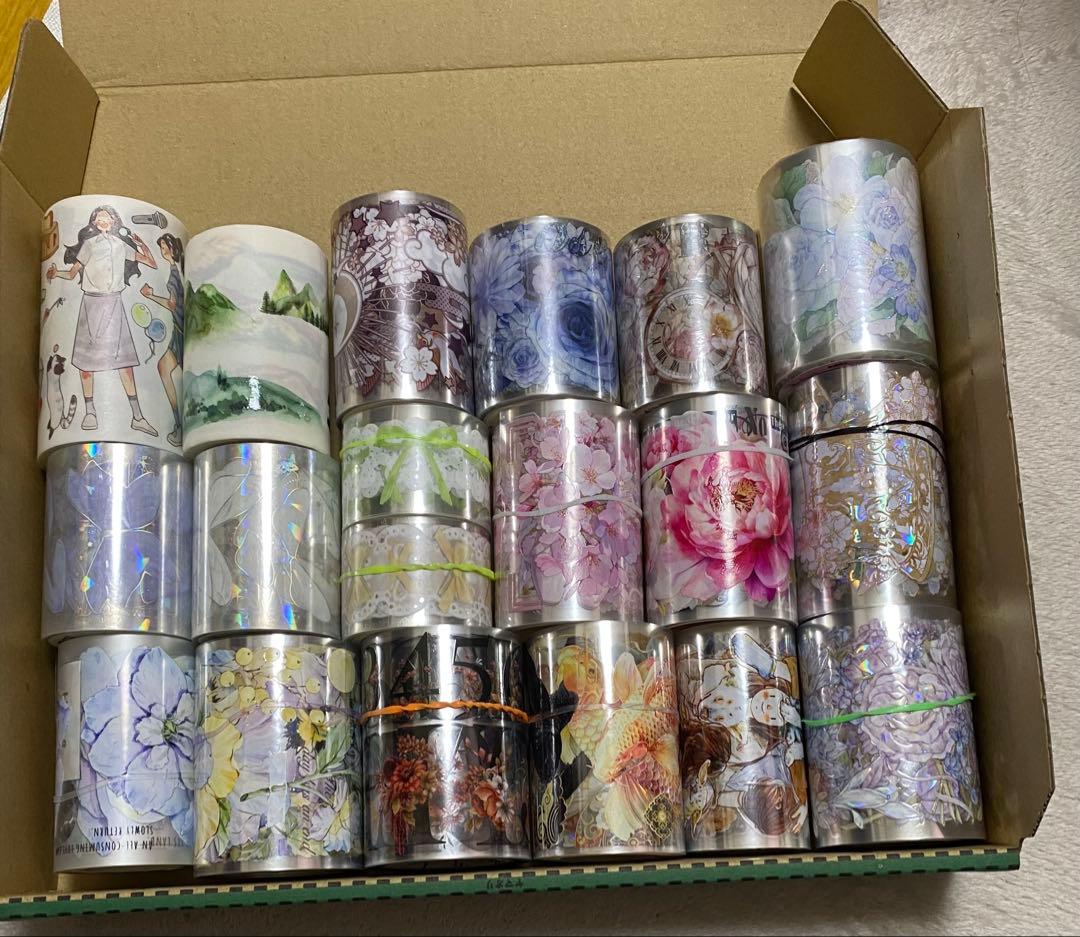 海外マステ、PETテープ19本 - メルカリ