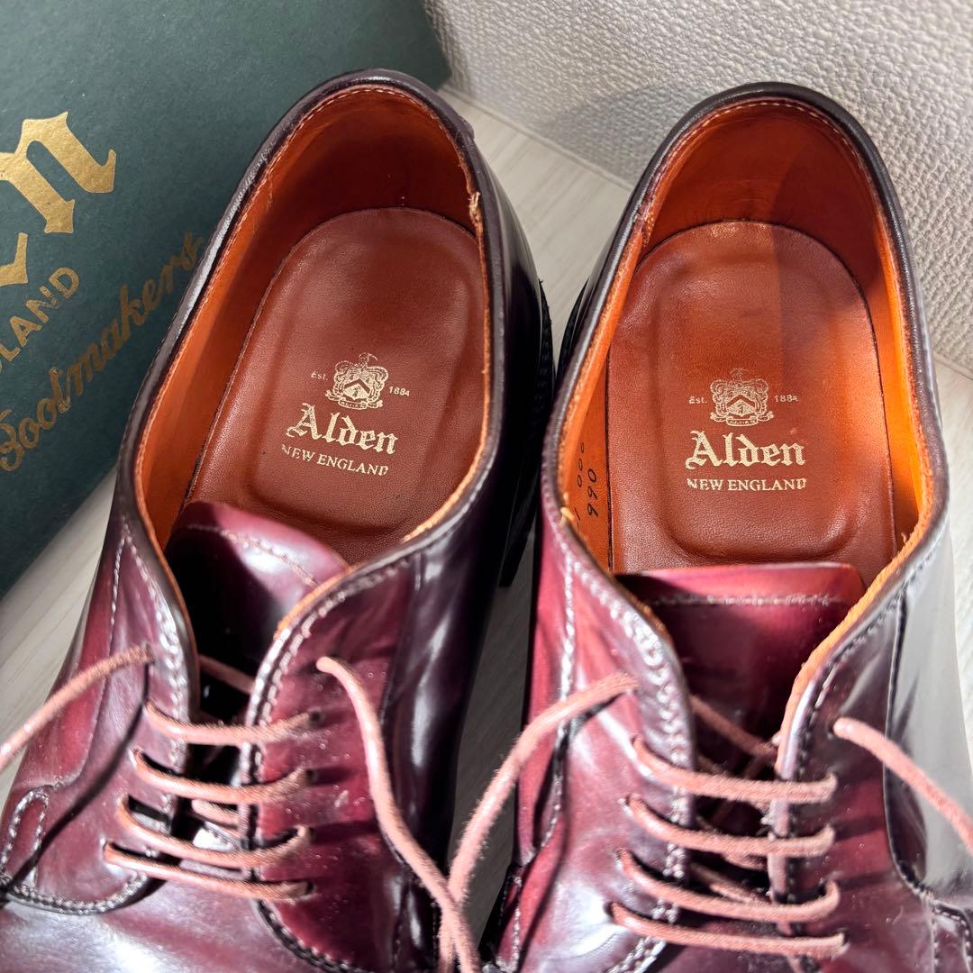 [美品]Alden 990 #8 us8d バーガンディ