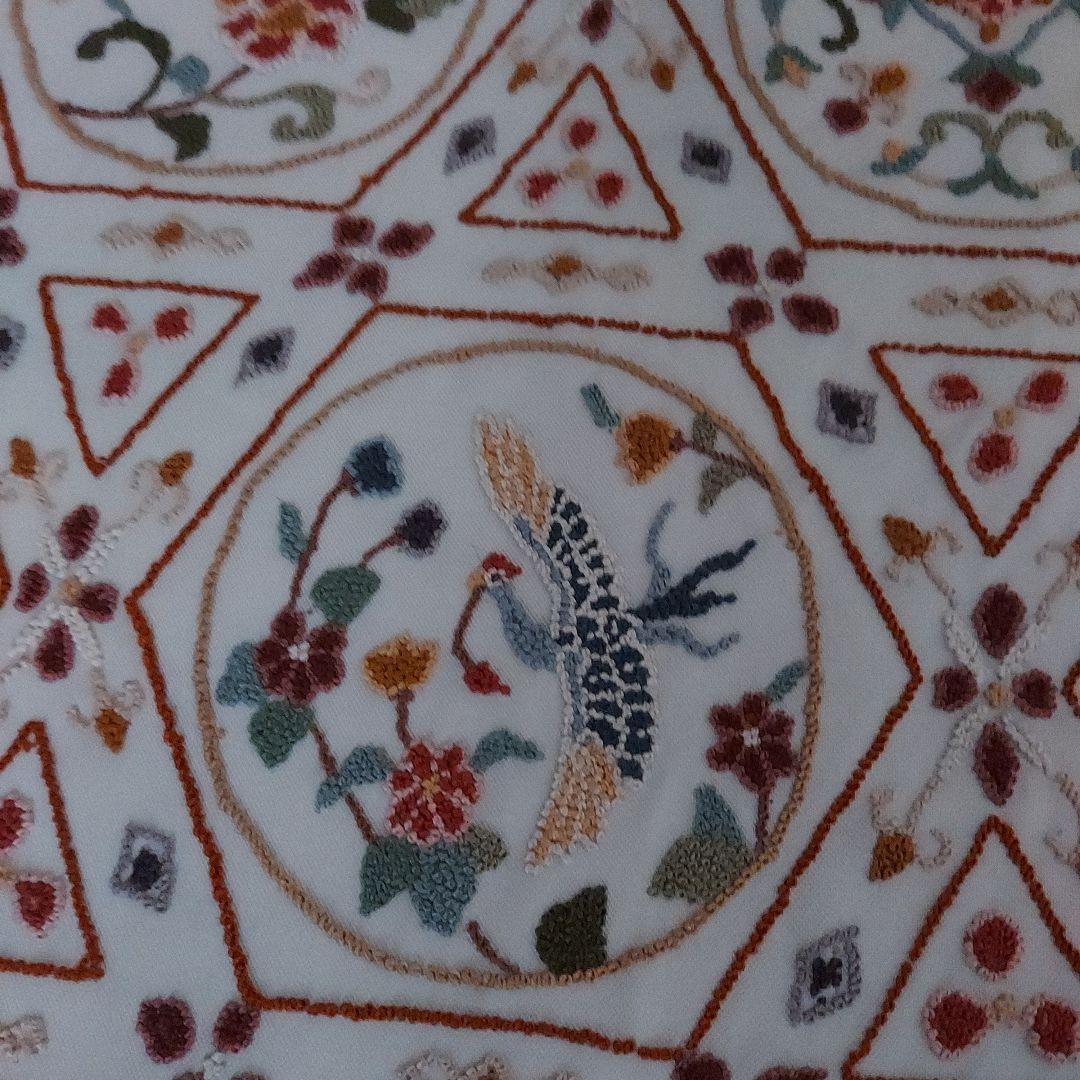 【新品未使用美品❣️】さがら刺繍　六通　正絹袋帯