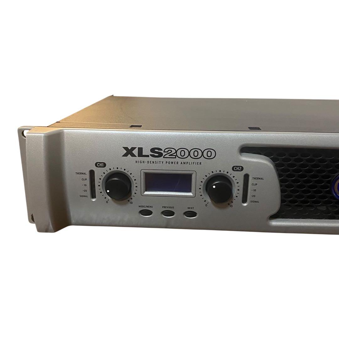 現状品】アムクロン デジタルパワーアンプ CROWN XLS2000