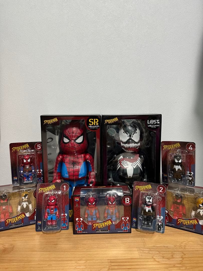 BE@RBRICK くじ スパイダーマン ベアブリック ヴェノム SP賞