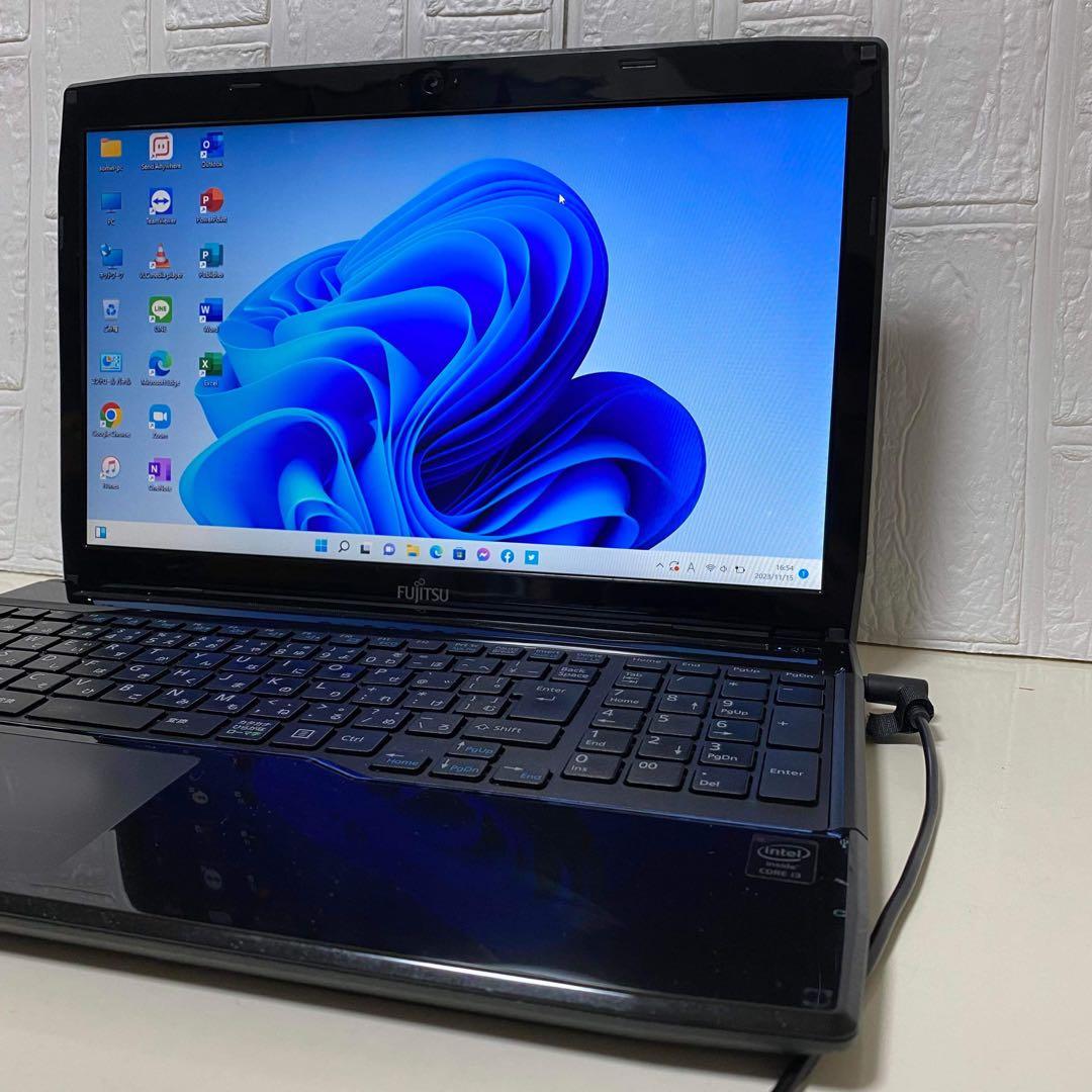 Windows11 オフィス付き Webカメラ 富士通ノートパソコン おすすめ