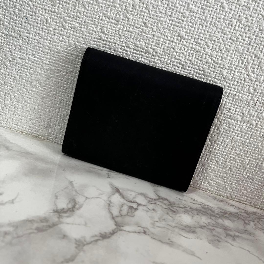 美品 PRADA プラダ テスート サフィアーノ レザー ミニ財布 三つ折り財布