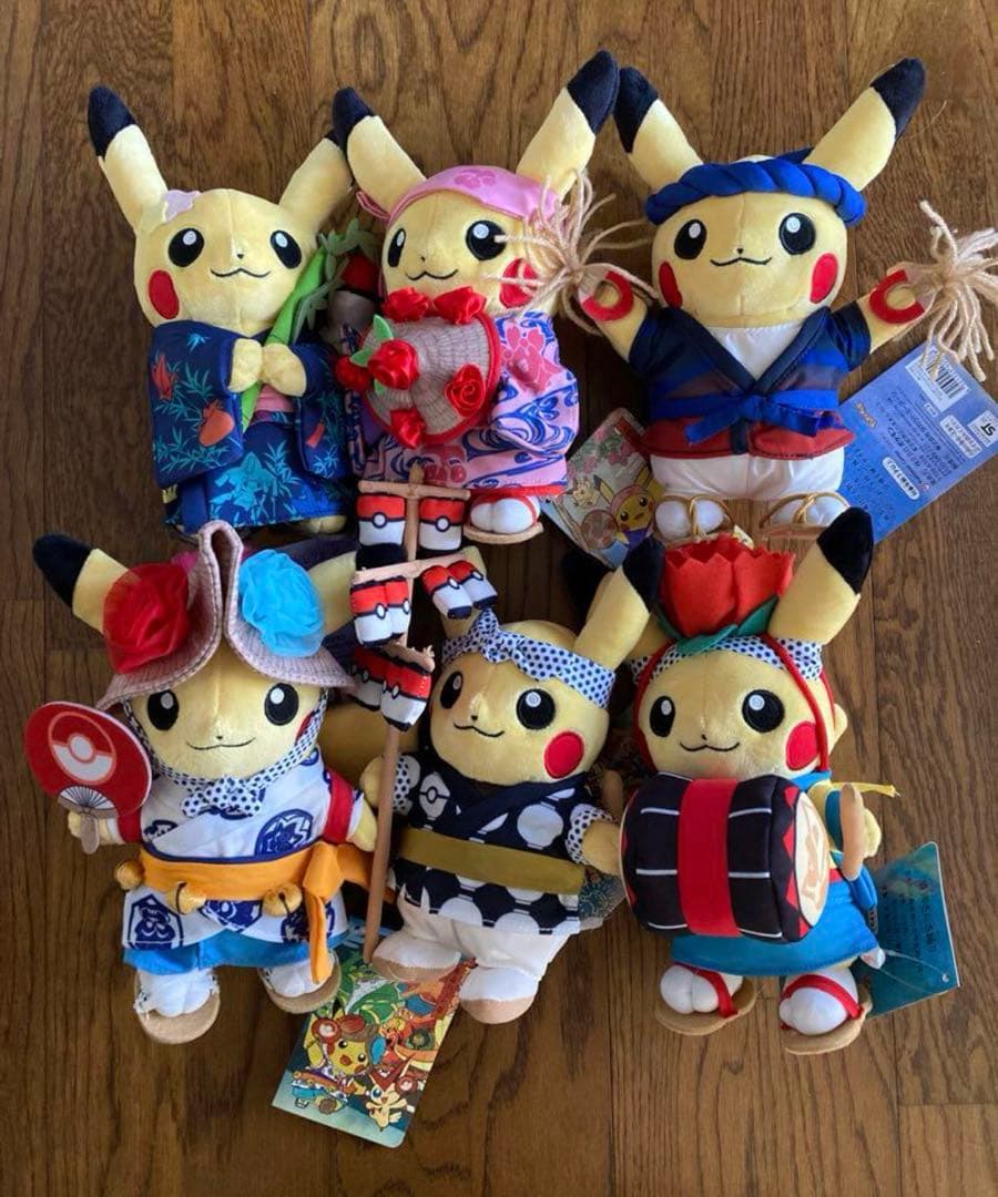 ポケモンセンタートウホク リニューアルオープン ぬいぐるみ お祭り ピカチュウ ぬいぐるみ 七夕まつりごっこピカチュウ ポケモンセンタートウホクR