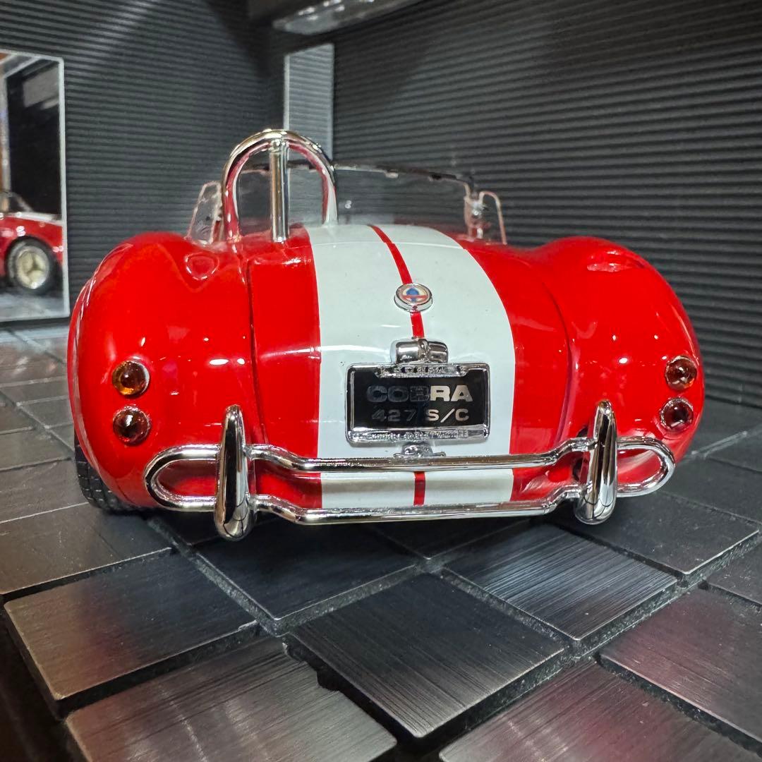 絶版未展示品 京商 1/18 コブラ427 レッド