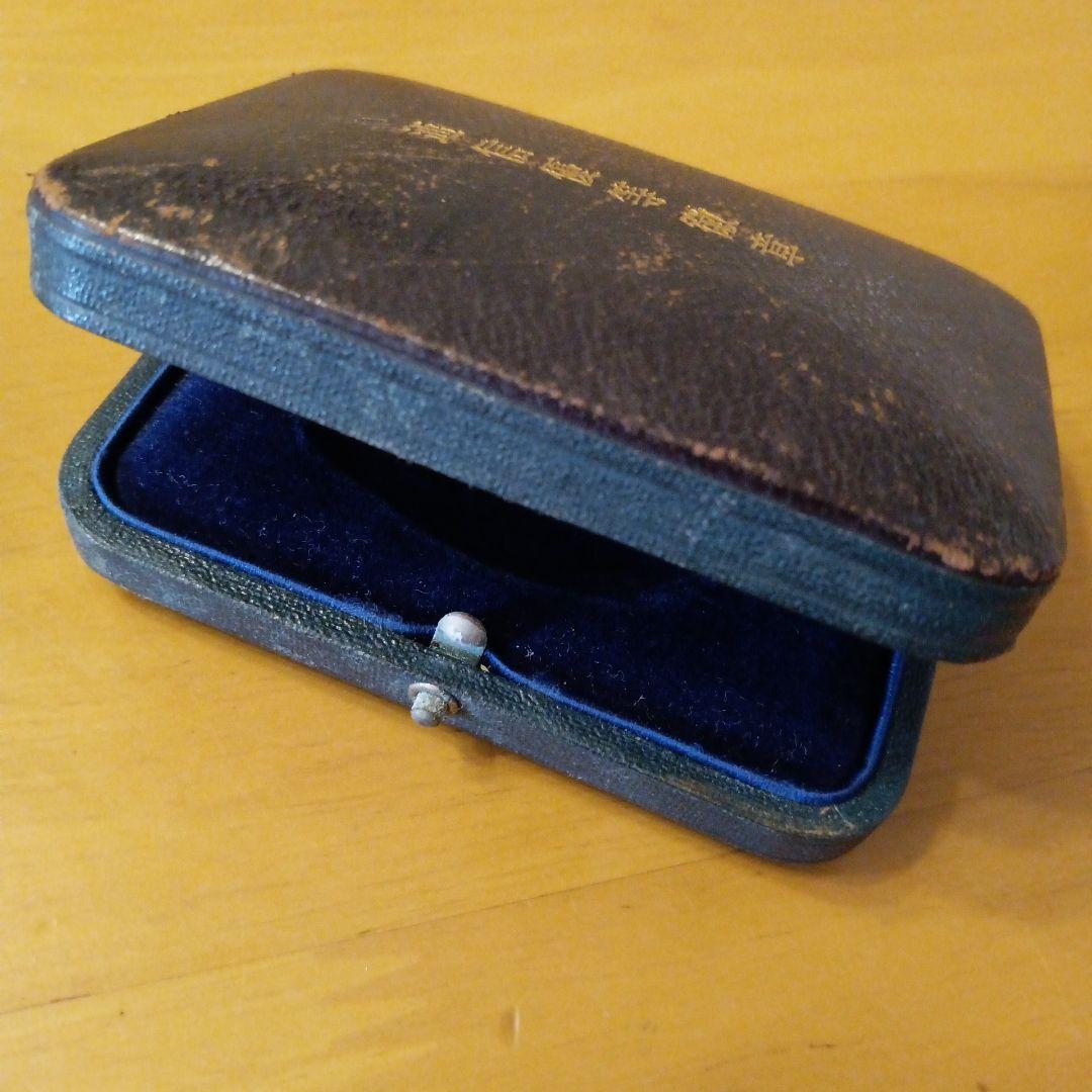 激レア 美品】通信優等徽章 共箱入り 完品 勲章 記章 徽章 本物保証