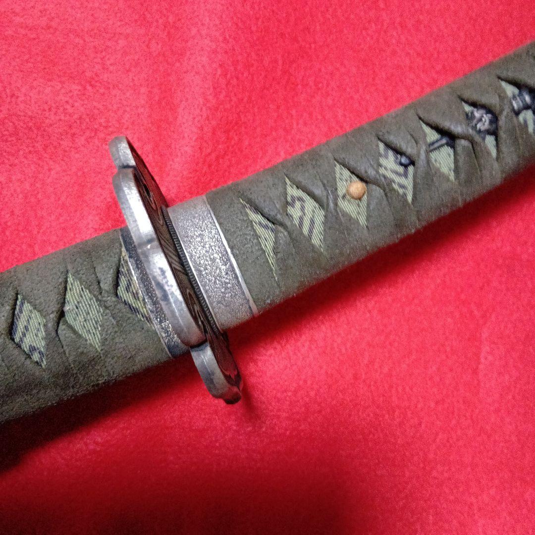 太刀拵え総銀金具現代製　新品高級拵え袋房付き。