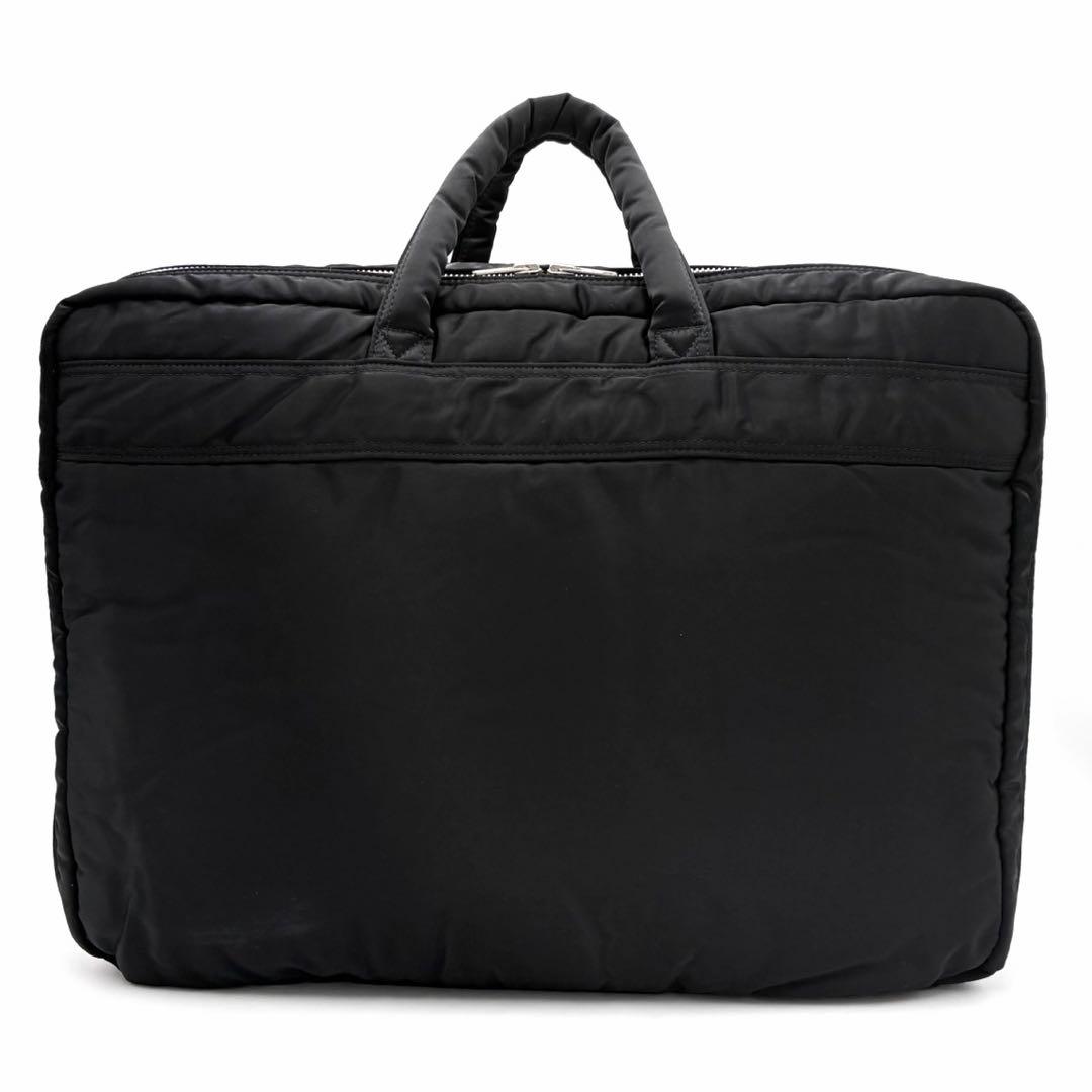 ポーター タンカー 2way オーバーナイト ブリーフケース 黒 2層 ナイロン