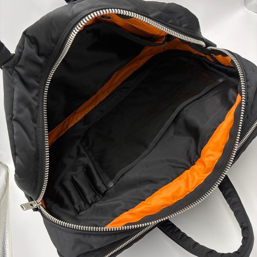 ポーター タンカー 2way オーバーナイト ブリーフケース 黒 2層 ナイロン