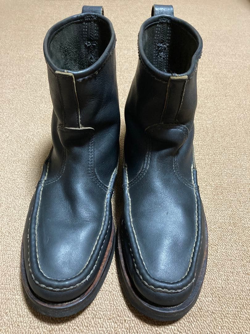 ラッセルモカシン ノックアバウト ブーツ 10.5E ブラック クロムエクセル