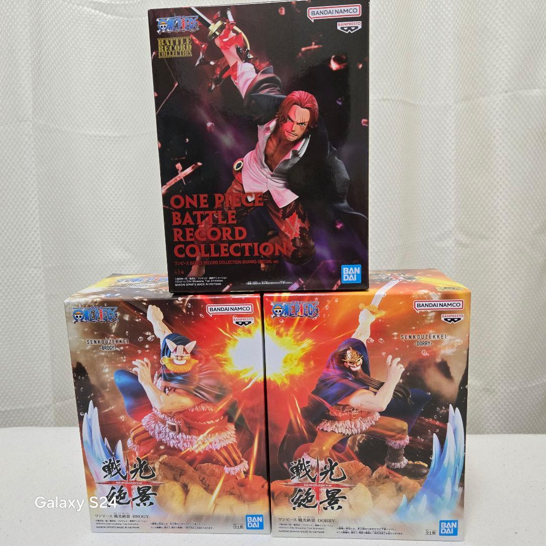 ONE PIECE フィギュア 3体セット ドリー ブロギー シャンクス - メルカリ
