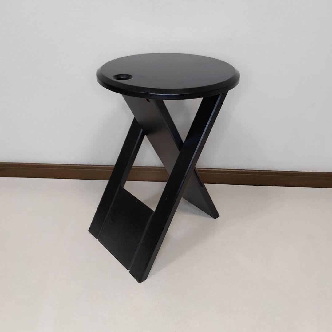 ヴィンテージ 木製フォールディング　スツール　椅子　ロジェタロン　フランス