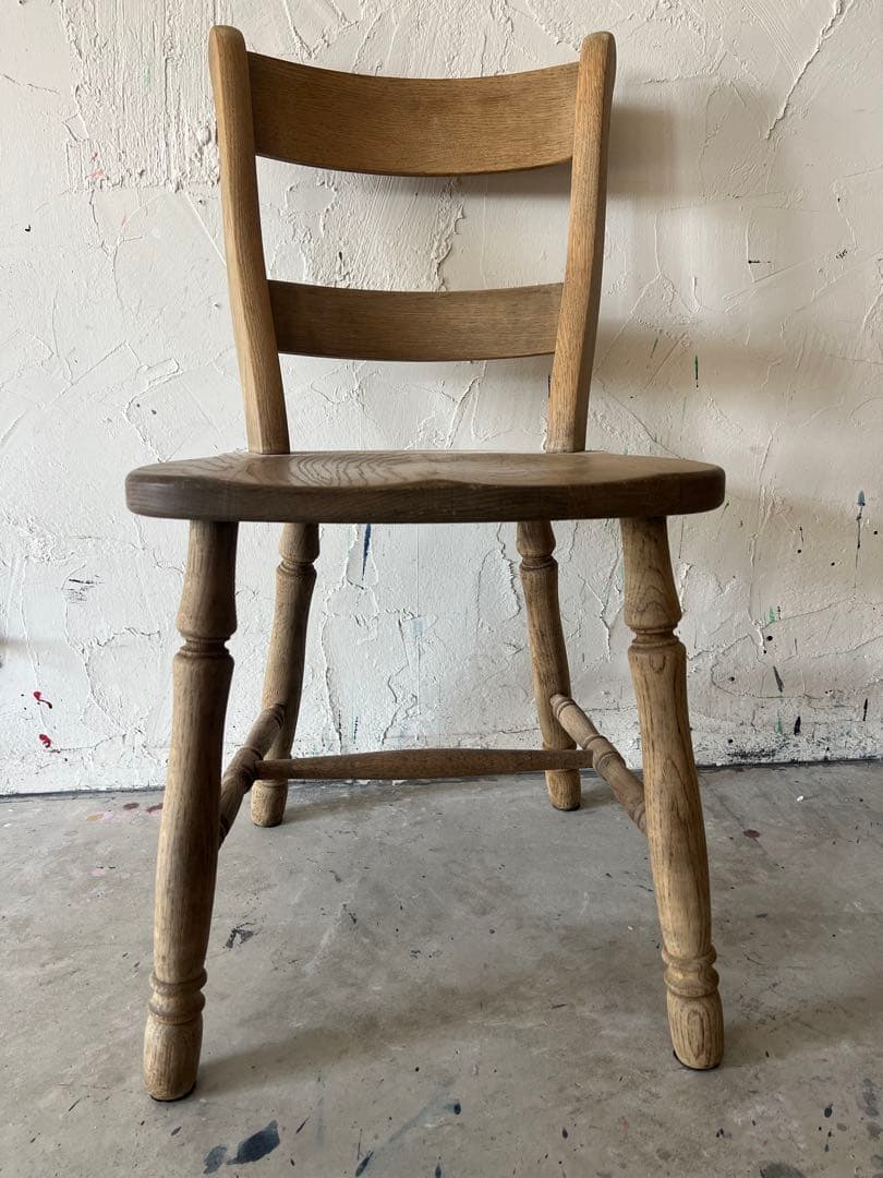 バラ売り要相談 剥離 木製ダイニングテーブル イス ヴィンテージ