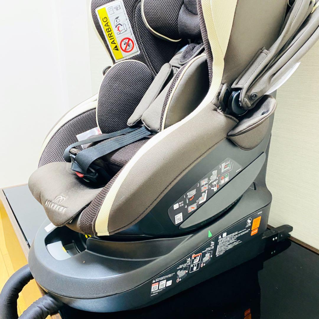 極美品】 公式 クルット3i グランス ISOFIX エールベベ チャイルドシート