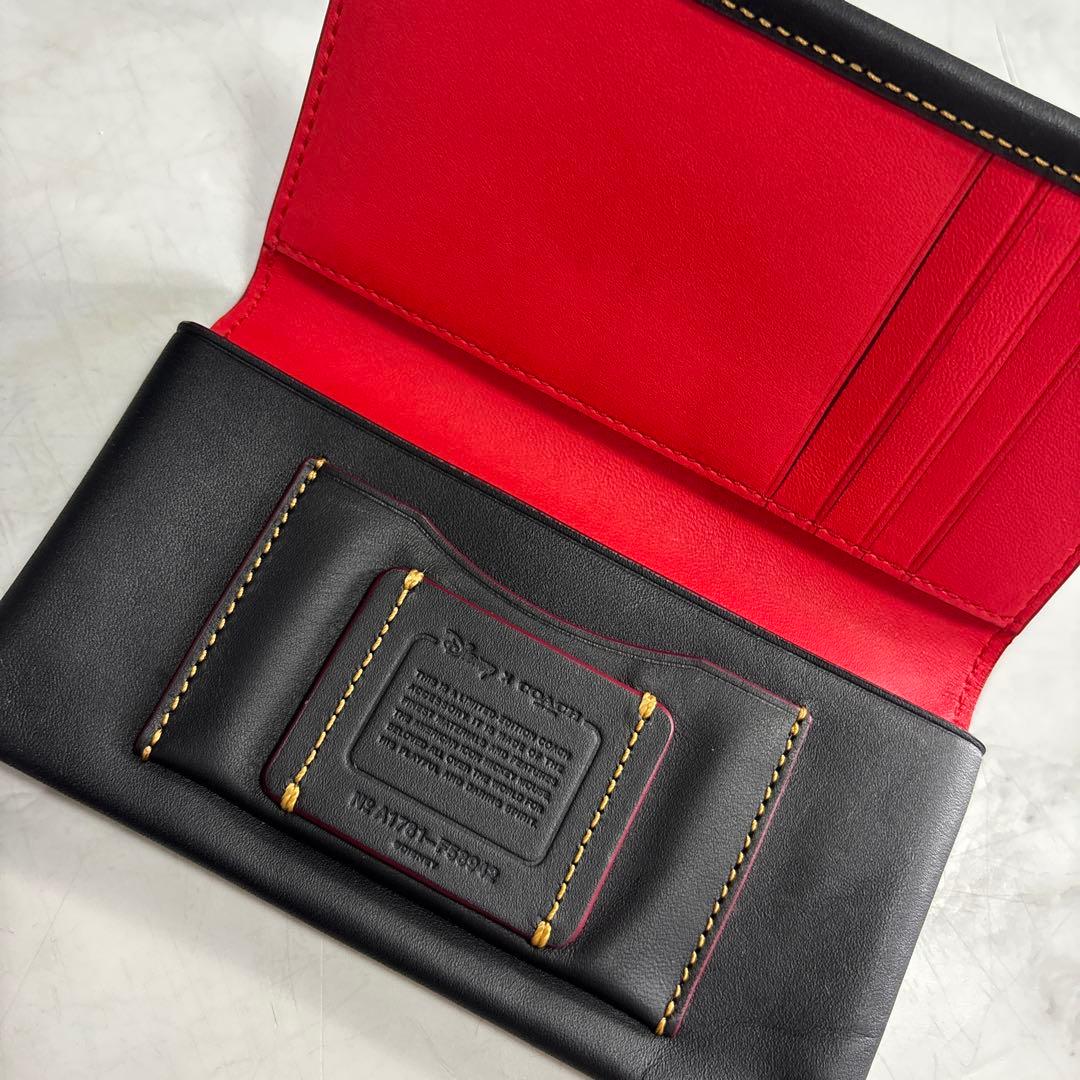 Disney×COACH ミッキーマウス レザー財布