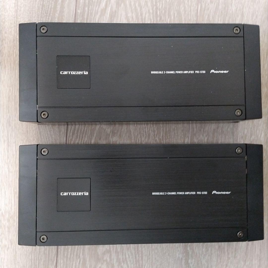 carrozzeria パワーアンプ　PRS-D700 2個セット Amazon.co.jp: Pioneer パワーアンプ PRS-D700 250W×2 ブリッジャブル