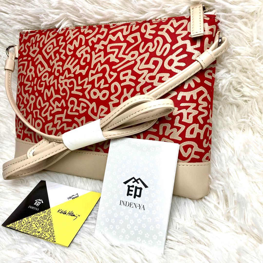 【新品✨】印傳屋 INDEN-YA サコッシュ キースヘリング ショルダー