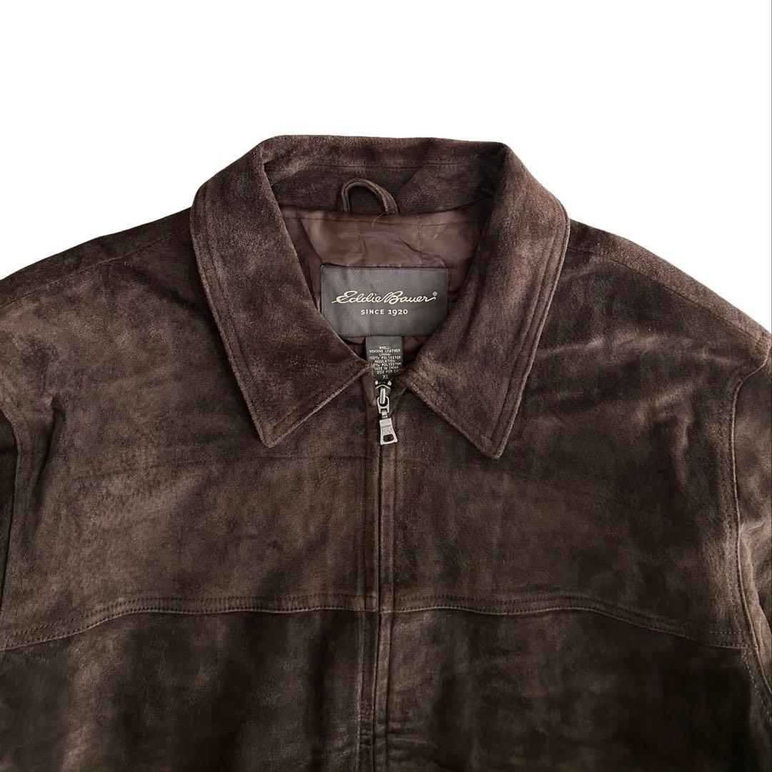 希少】00s エディーバウアー リアルスウェードレザー ドリズラー
