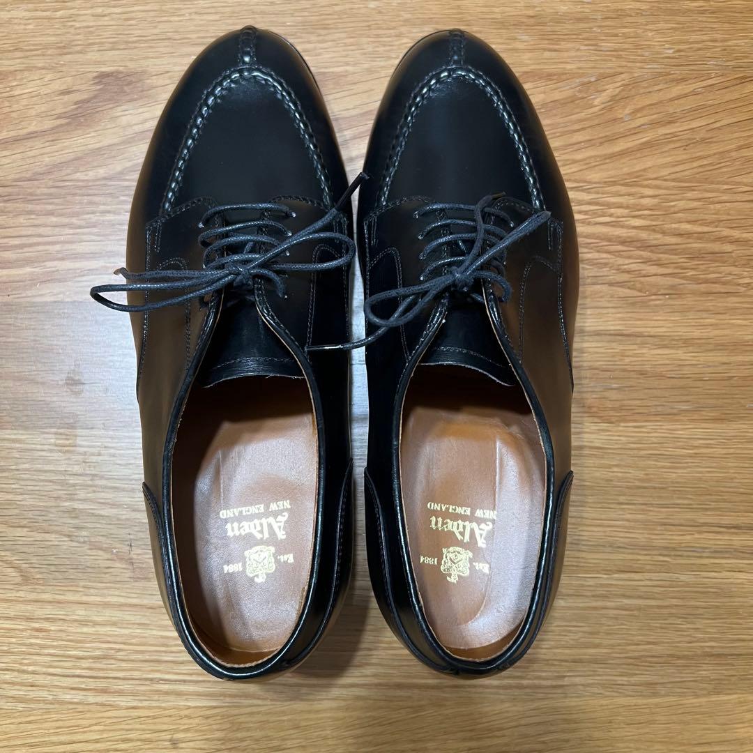 未使用 Alden 961 NST 7EEE ブラック カーフ
