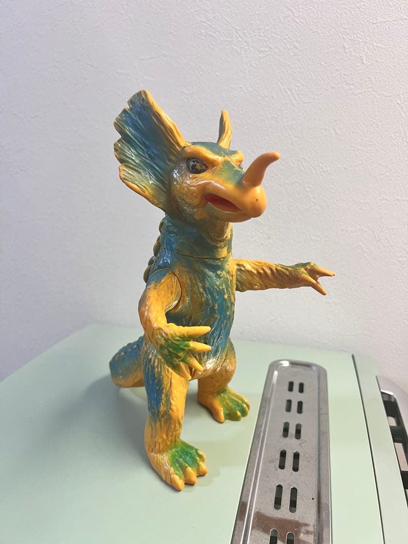 当時物 マルサン ソフビ ベラ ウルトラ怪獣 1970 約19.5cm 札幌市 白石