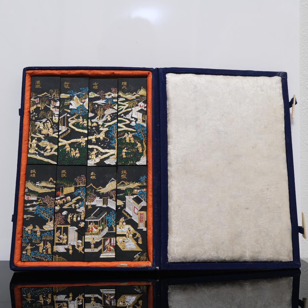 骨董品】中国墨 仿古墨 書道 美術用品 工芸品 筆 書道用具 アート用品