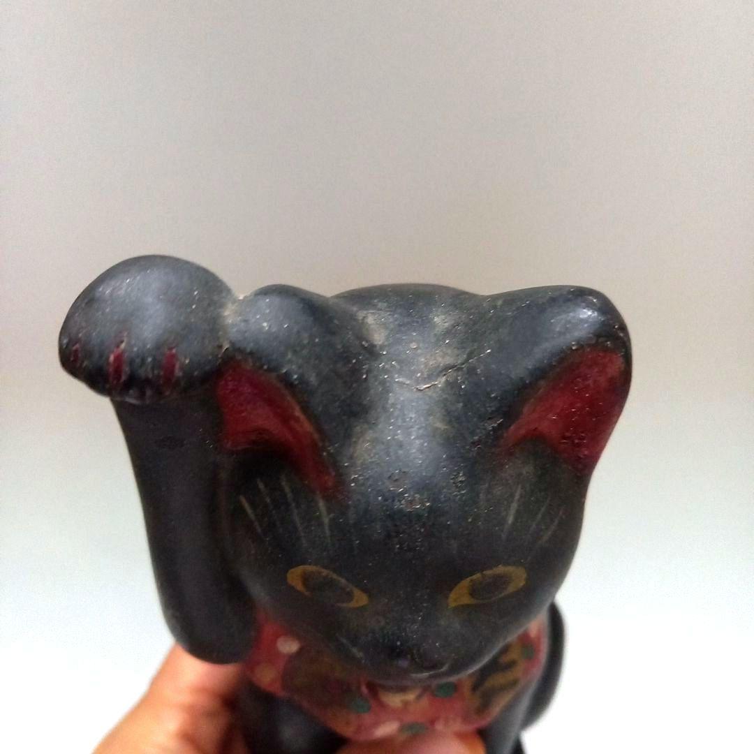訳あり品】招き猫 猫の置物 高さ16㎝