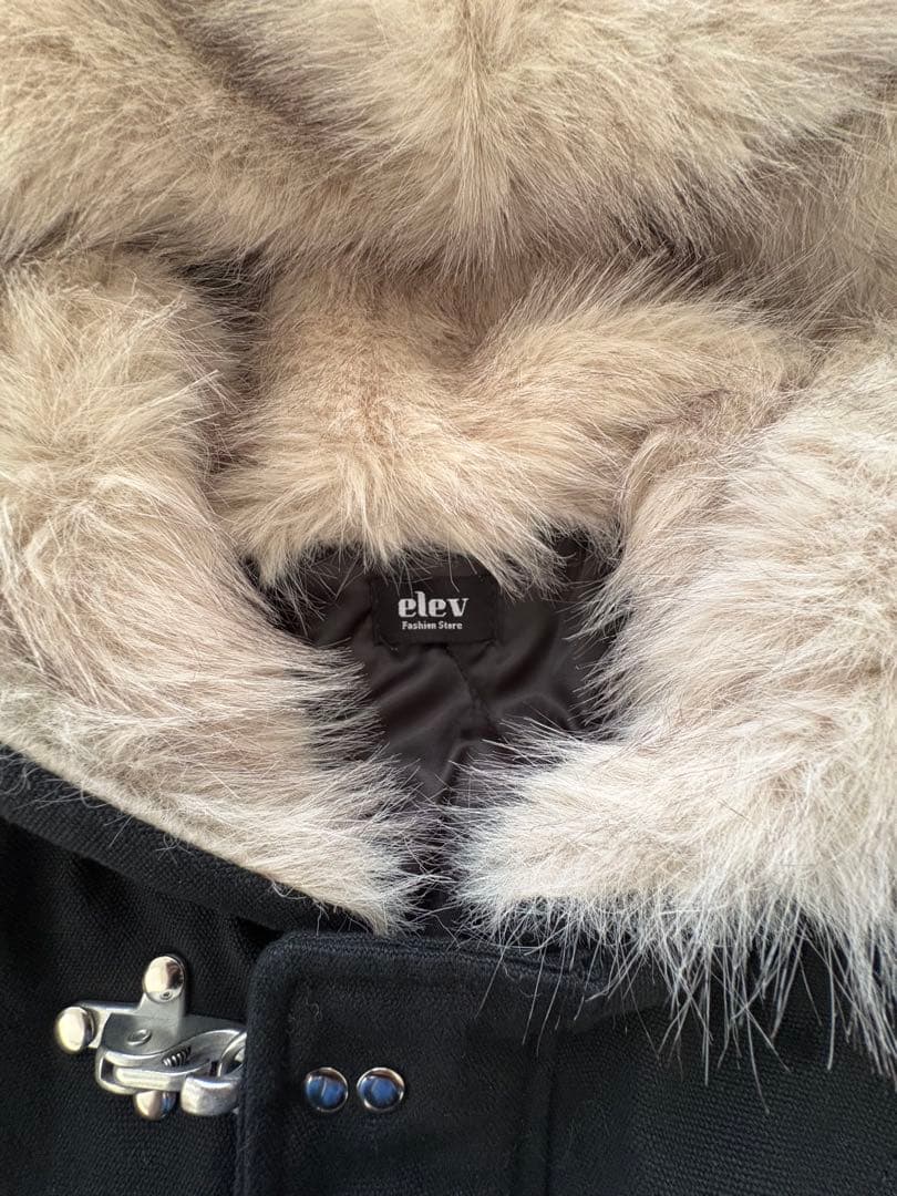 elev エレブ ファー付き ファイヤーマンジャケット - メルカリ