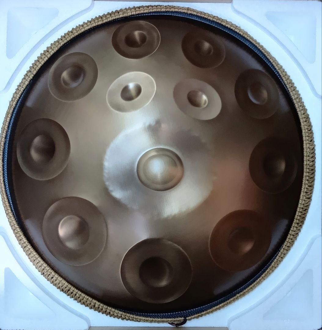 ハンドパン 56センチ 12音 Dマイナー A＝432Hz 音程合ってます - メルカリ