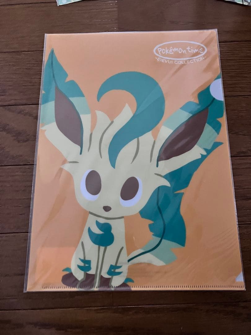 ポケモン リーフィア クリアファイル7枚+ぺったりフック ヒグチユウコ