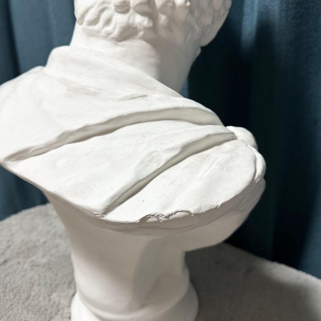 石膏像 カラカラ帝 胸像 デッサン 美大 インテリア オブジェ - メルカリ