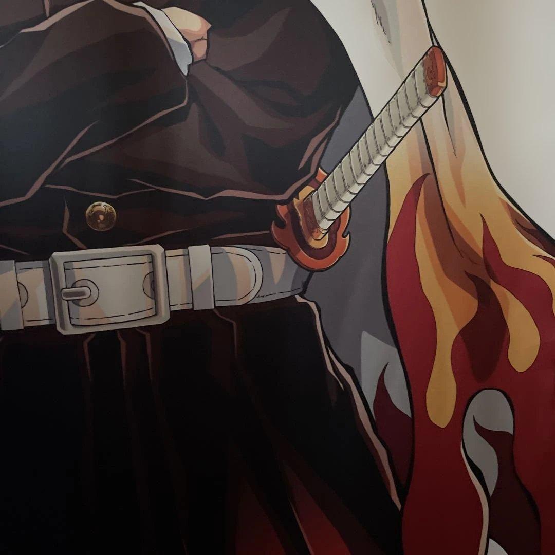 鬼滅の刃　柱展　等身大タペストリー　煉獄杏寿郎　1950×1000mm