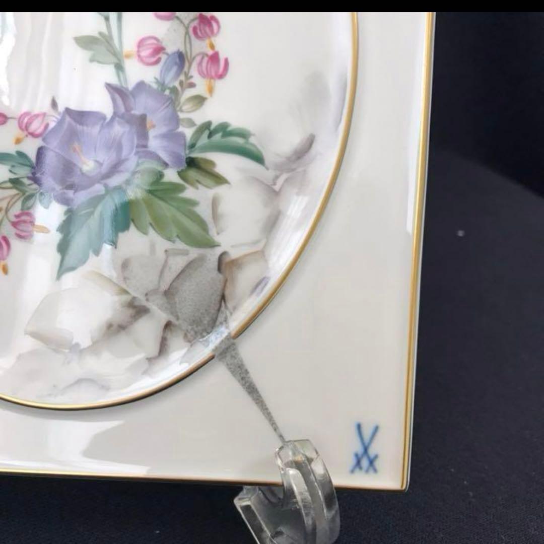 マイセン 自然主義  プラーク 陶板　陶板画