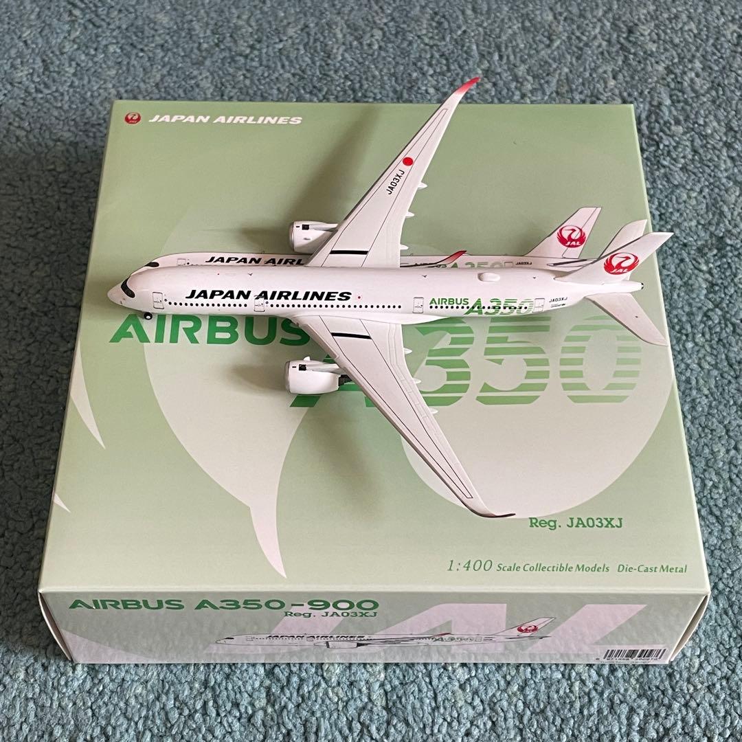 JAL A350-900 日本航空 エアーバス JA03XJ NG 1:400 NG Model Japan Airlines (JAL) A350-900 green 