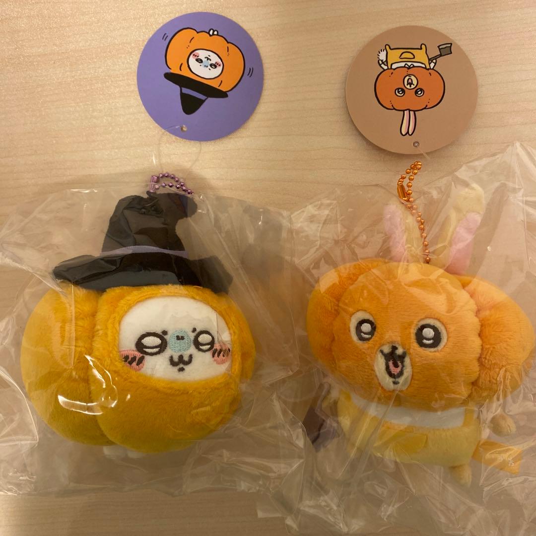 ちいかわ 仮装たのしい～！マスコット カボチャなうさぎ カボチャな